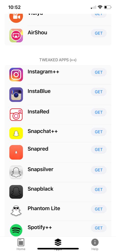 SnapChat++ on iOS - Emus4u App