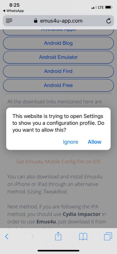 download emus4u for ios