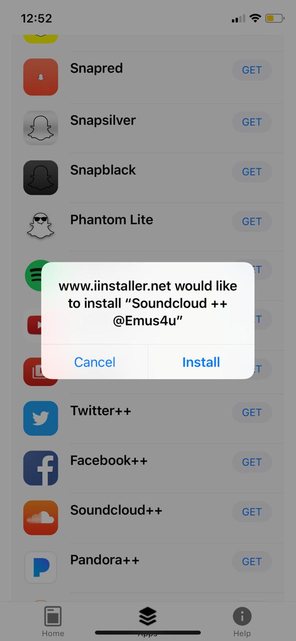 SoundCloud++ on iOS - Emus4u App